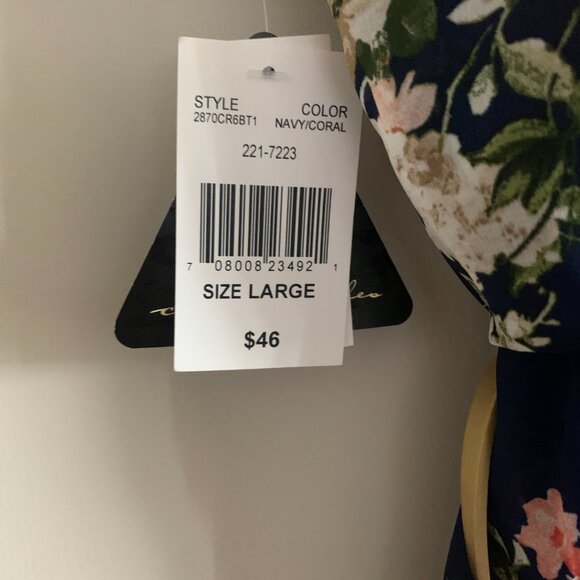 NWT | City Triangles Floral Dress | Size Large - Picture 6 of 10